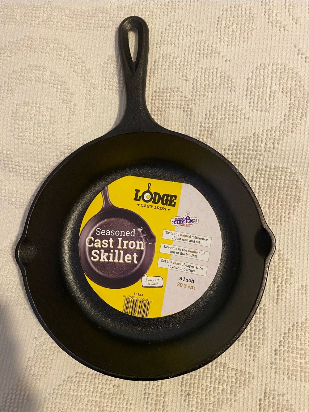 Lodge 8-inch Seasoned Cast Iron Skillet - Black